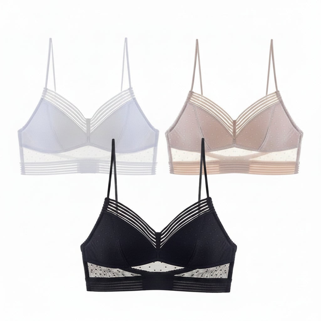 Reggiseno Donna Senza Ferretto Effetto Lifting Pizzo - Image 1