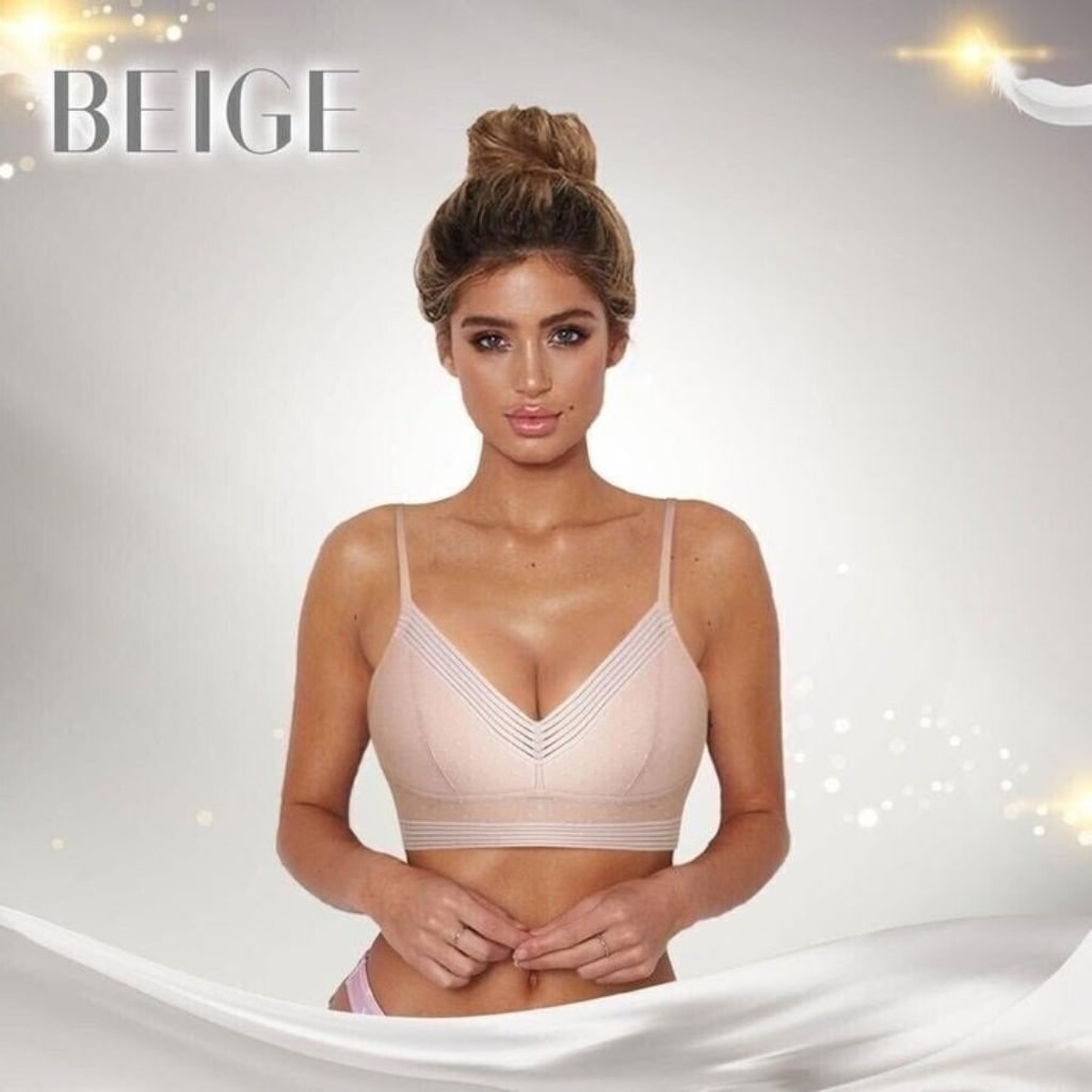 Reggiseno Donna Senza Ferretto Effetto Lifting Pizzo - Image 4