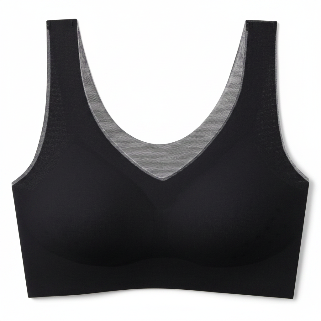Reggiseno Senza Cuciture Comodo Scollo a V - Image 2