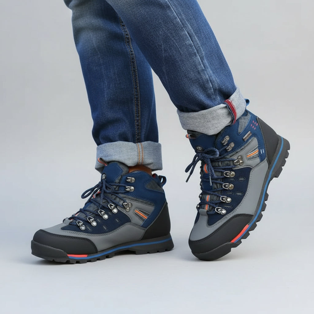 Scarpe Trekking Robuste Uomo Suola Antiscivolo Ogni Terreno