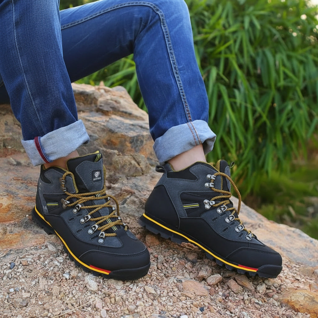 Scarpe Trekking Robuste Uomo Suola Antiscivolo Ogni Terreno