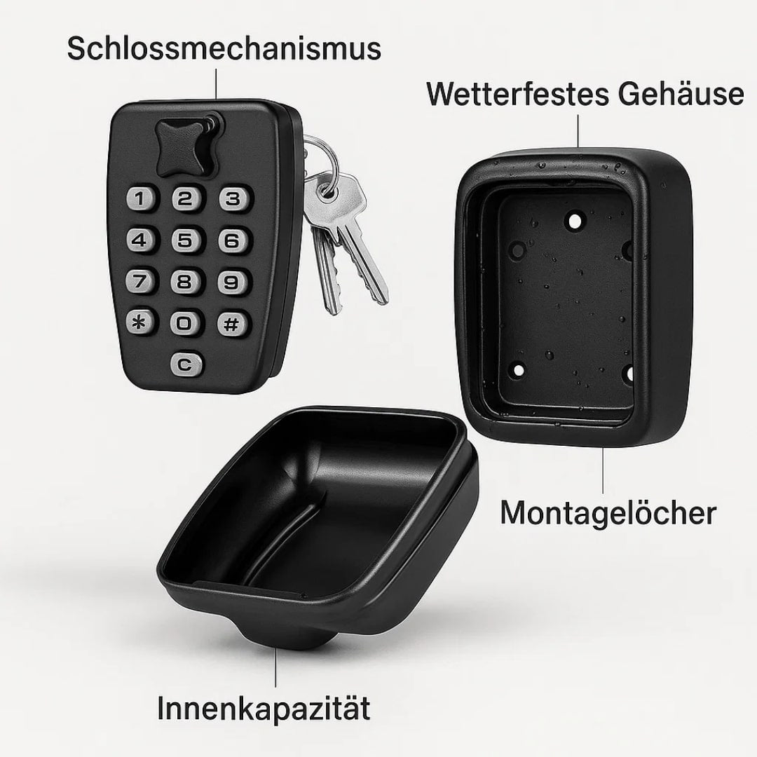Schlüsseltresor Außen | Schlüsselsafe mit Code | SafeHaus - Image 11