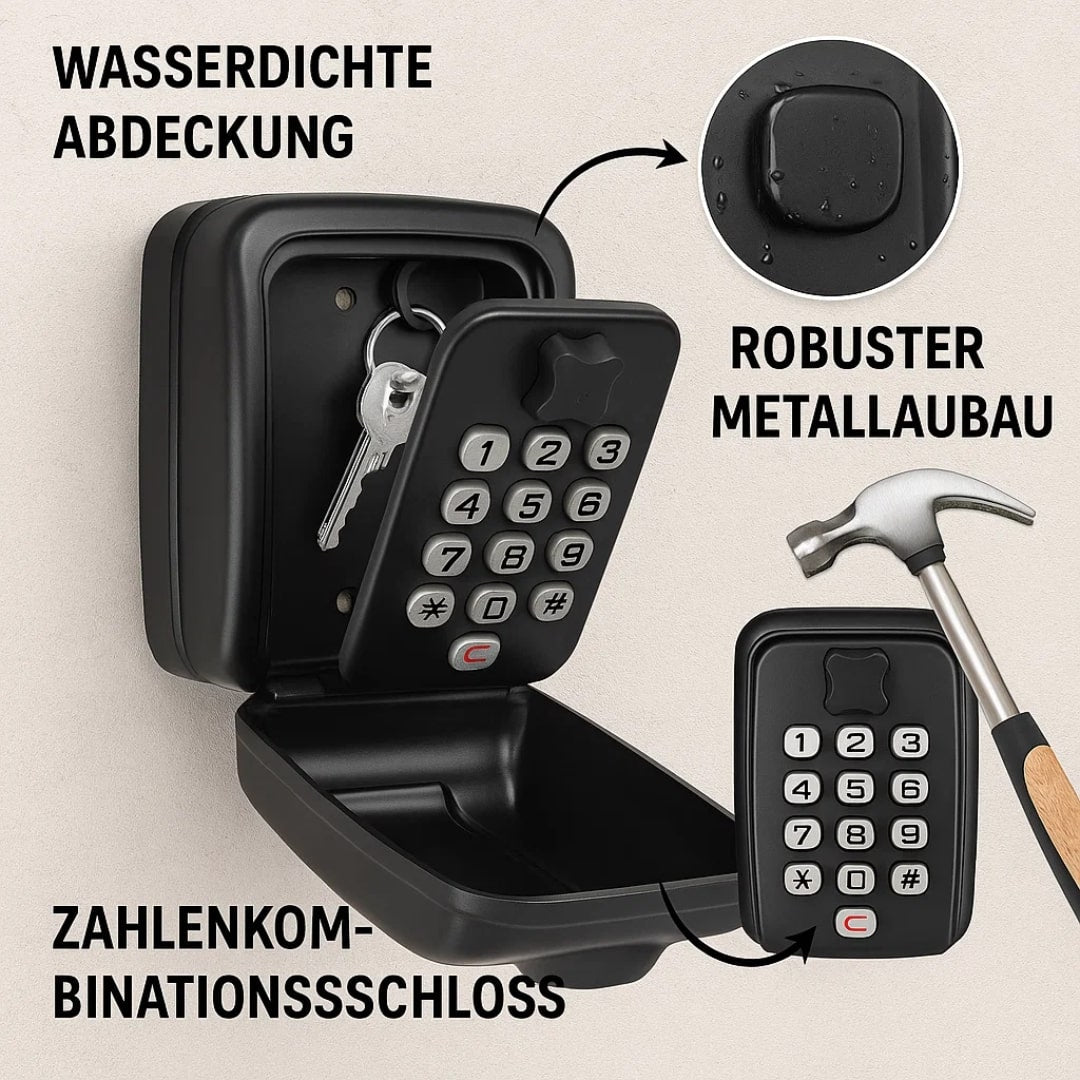 Schlüsseltresor Außen | Schlüsselsafe mit Code | SafeHaus - Image 3