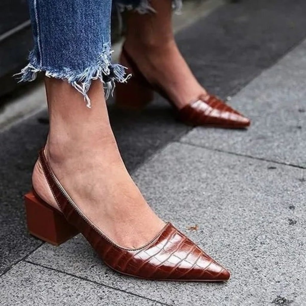Scarpe Décolleté Tacco Slingback - Image 5