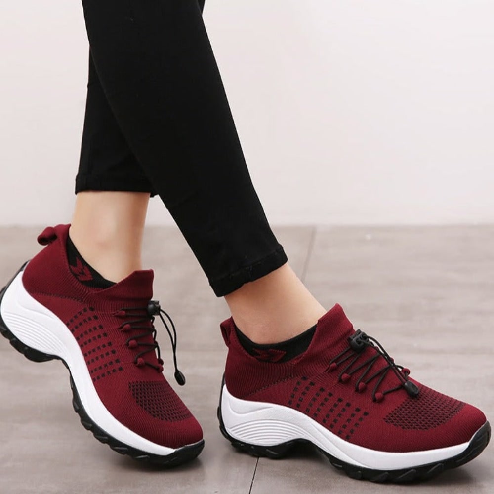 Scarpe Ortopediche Camminata Antiscivolo Traspiranti Lacci - Image 1