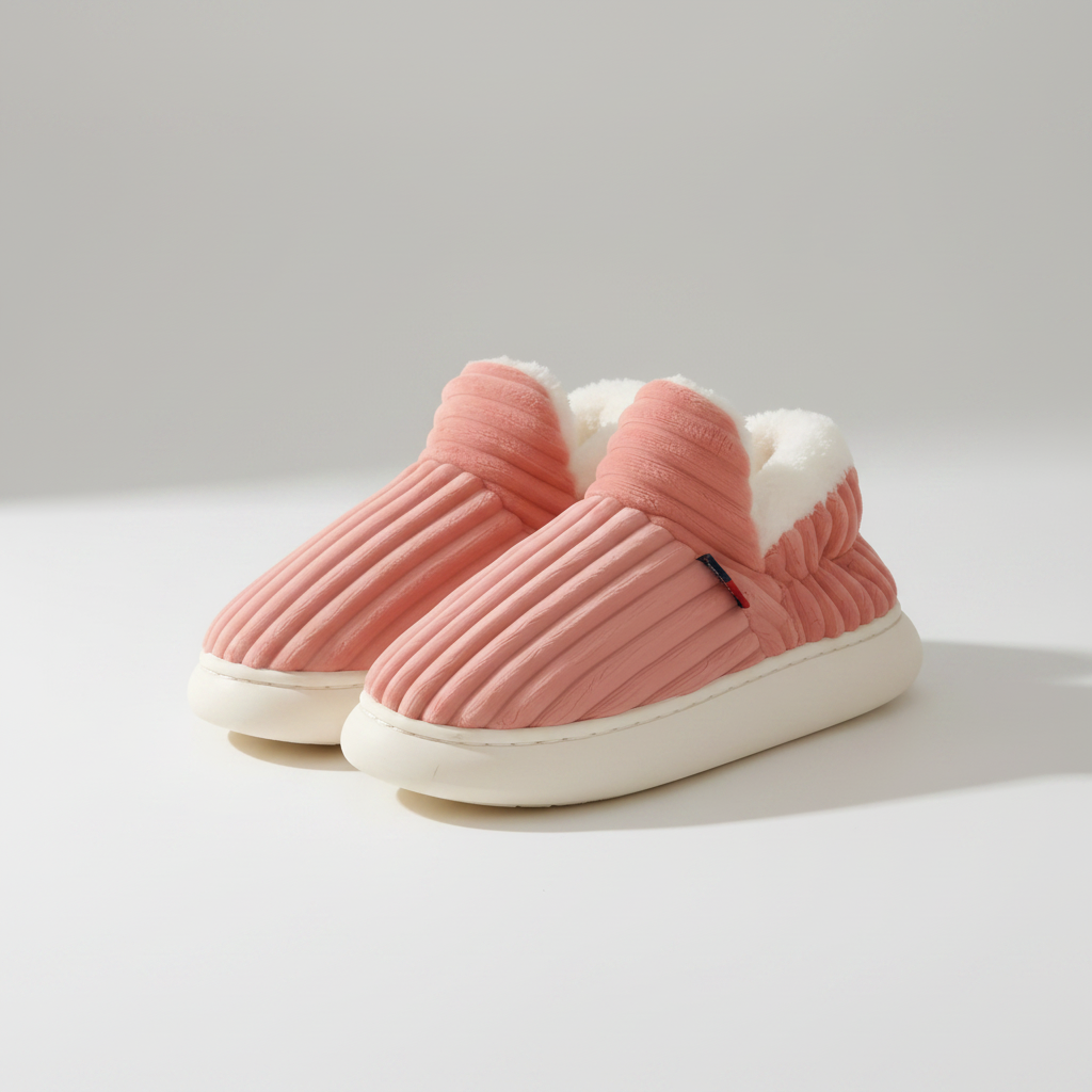 Scarpe Pantofole Fodera Peluche Calda - Image 6