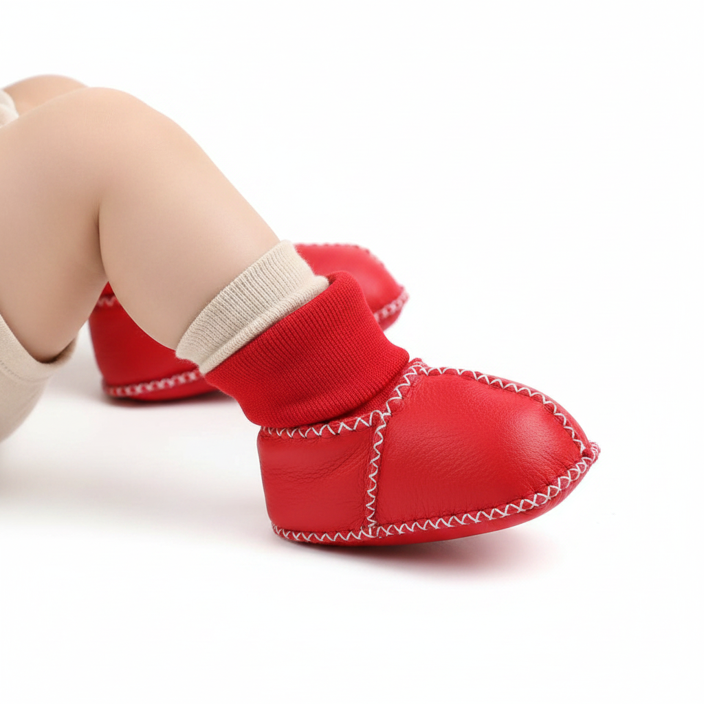 Scarpine Neonato Fodera Peluche Suola Antiscivolo - Image 11
