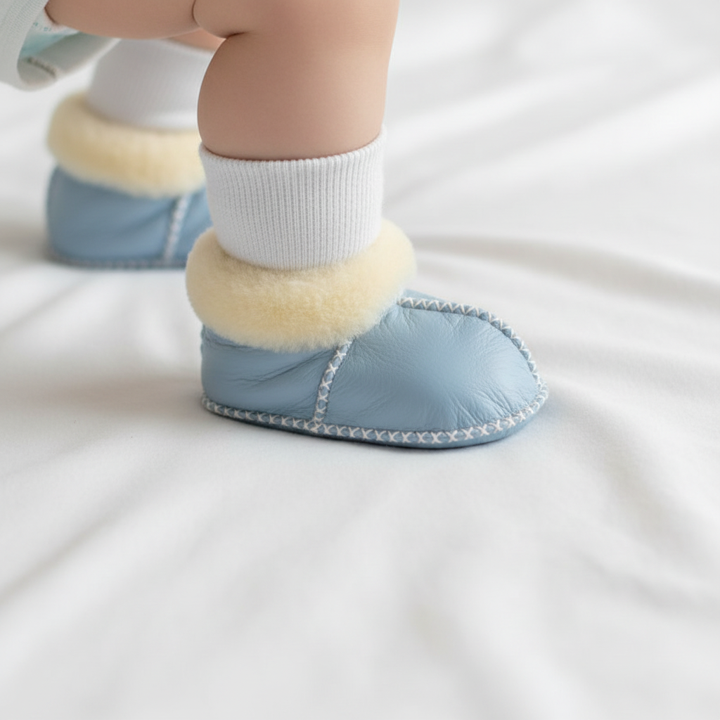 Scarpine Neonato Fodera Peluche Suola Antiscivolo - Image 6