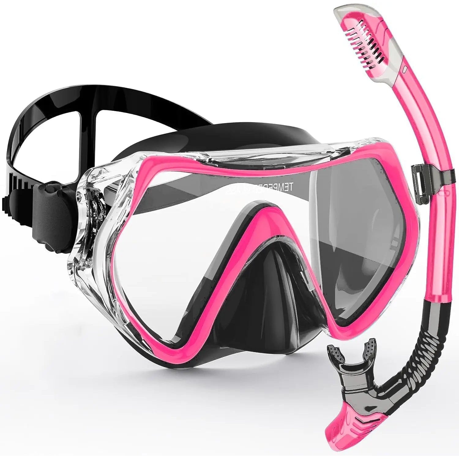 Set Maschera Snorkel Immersione Cinturino Regolabile - Image 2