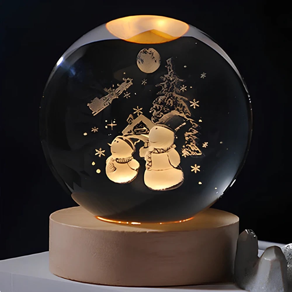 Sfera Cristallo Luminosa Decorativa Accento Casa Unico - Image 26