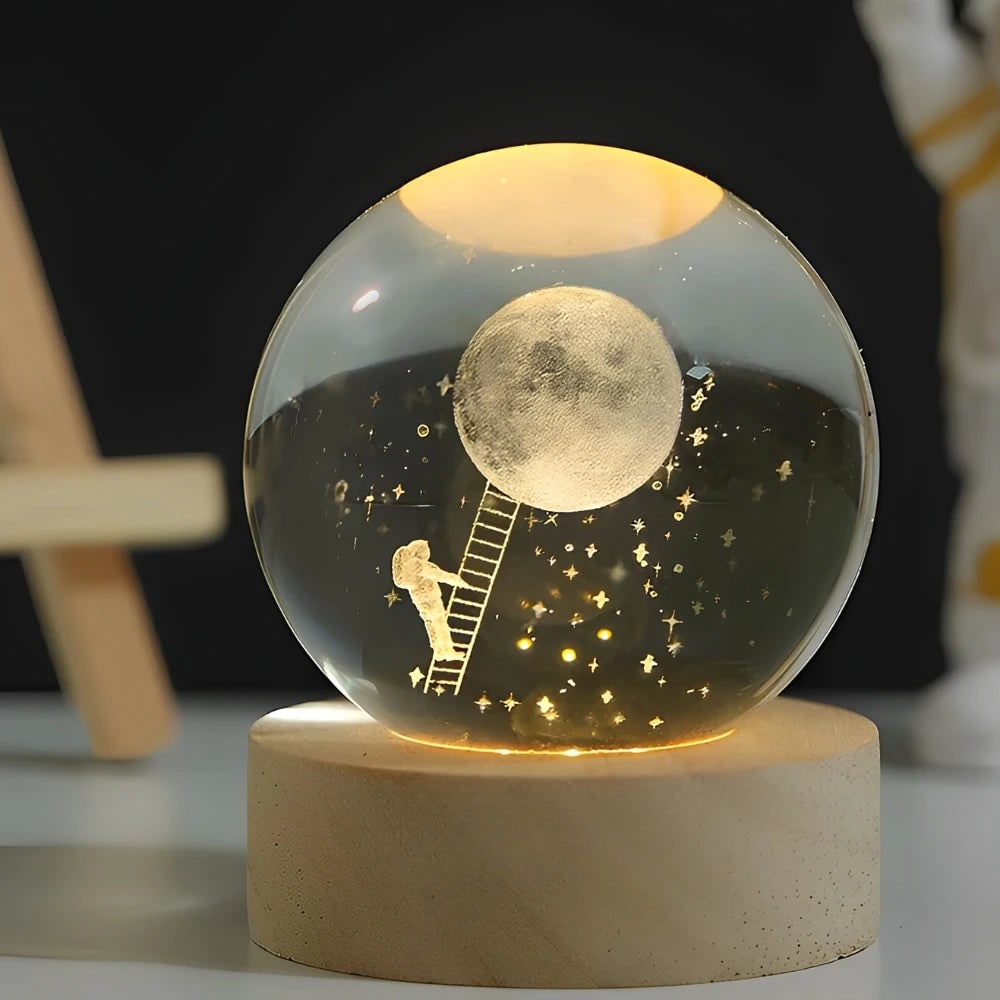 Sfera Cristallo Luminosa Decorativa Accento Casa Unico - Image 8