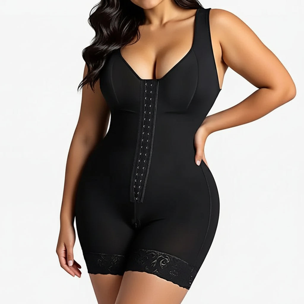 Roupa Modeladora Feminina Controlo de Barriga Elevador de Nádegas