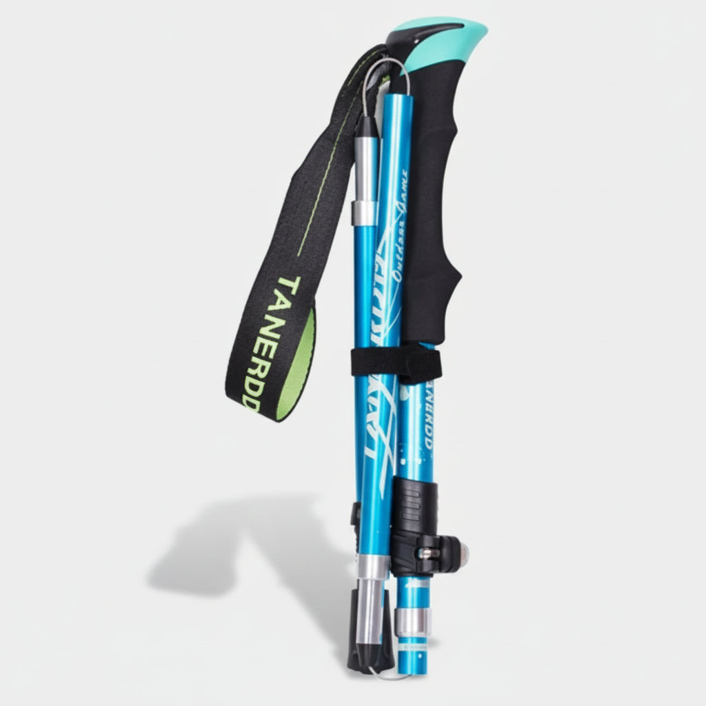 Bengala Dobrável Leve Bastão de Caminhada Ajustável para Exterior