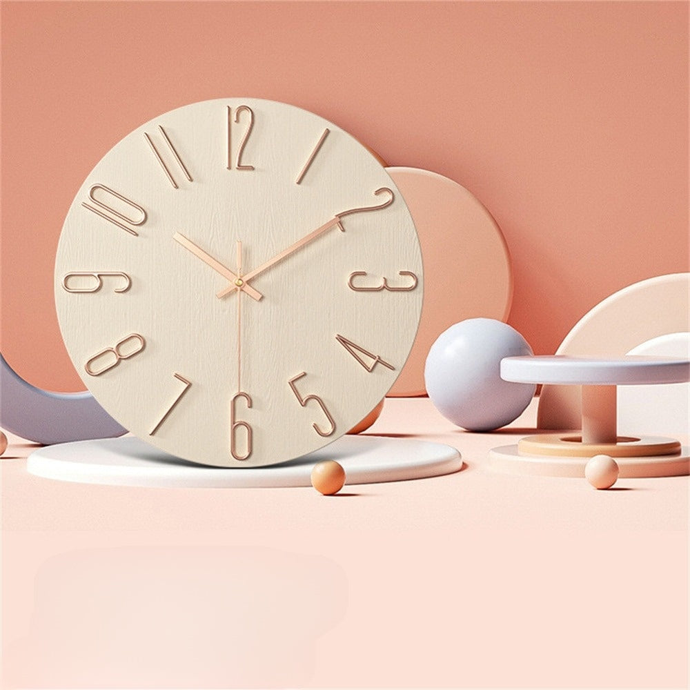Reloj de pared moderno de plástico