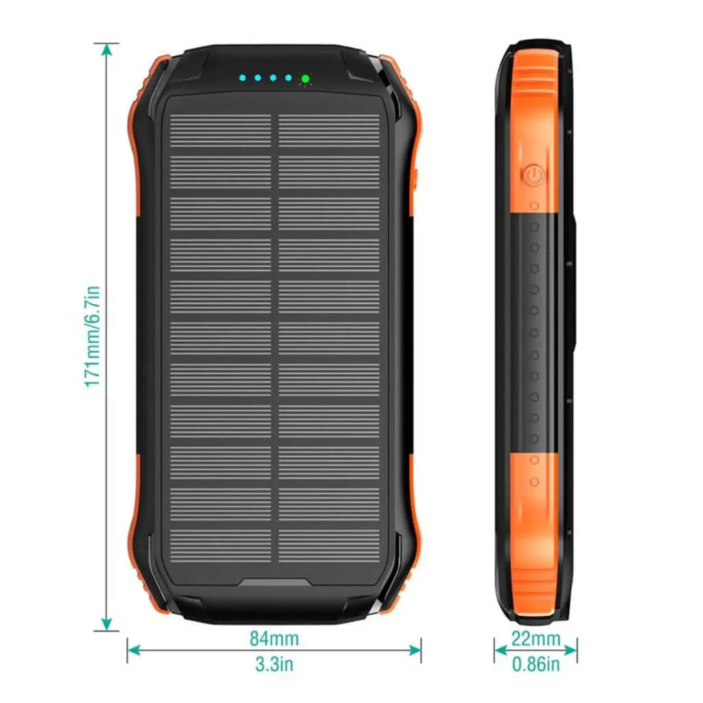 PowerBank Solare Potente – Caricatore Portatile per Avventurieri
