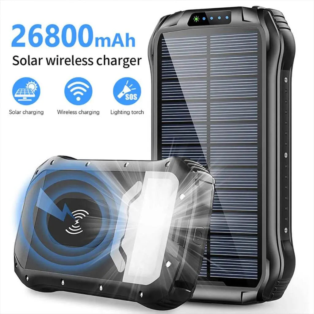 LumiCharge PowerBank Energia Solare - Caricatore Resistente Alle Intemperie