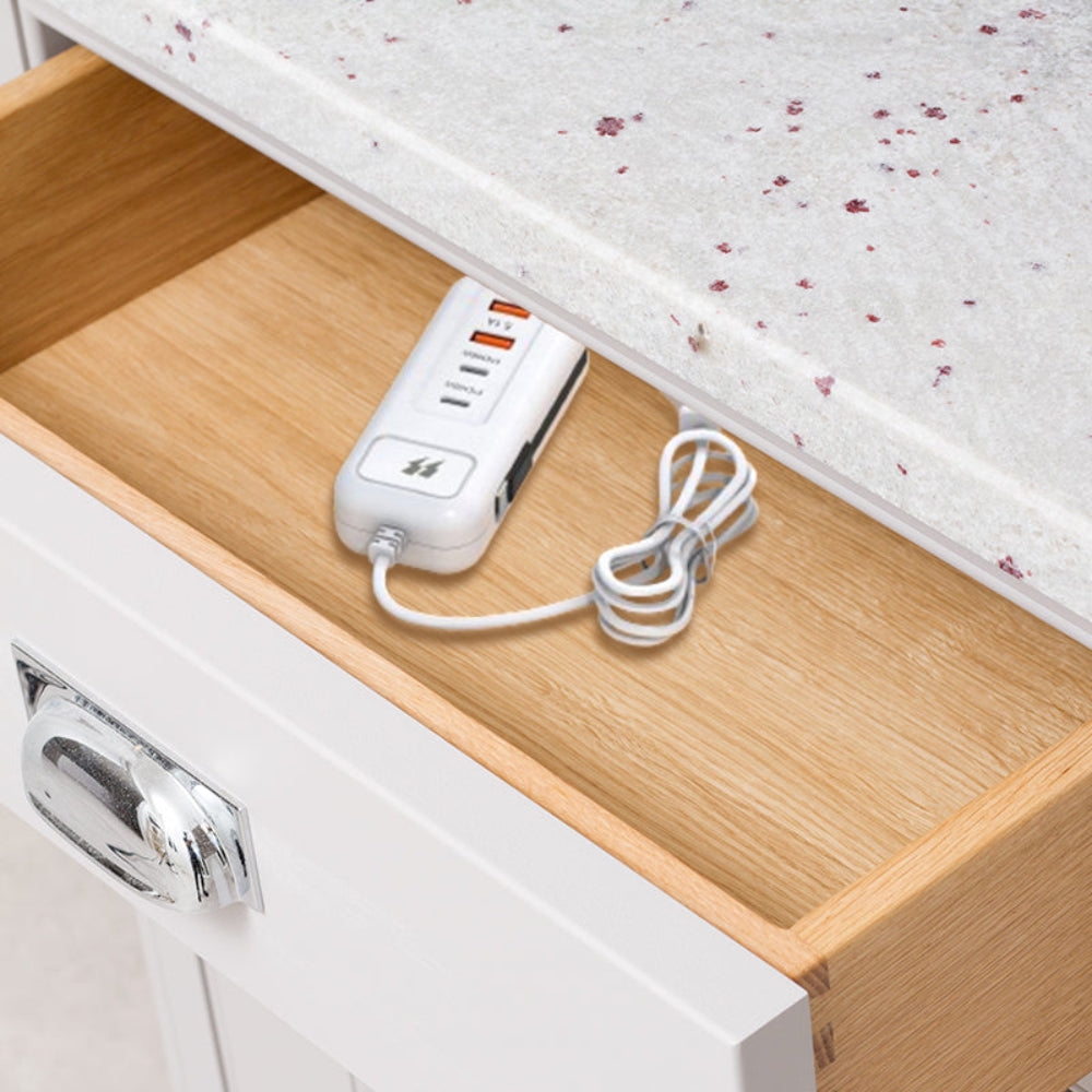 Stekkerdoos USB Oplader Snelladen Compact
