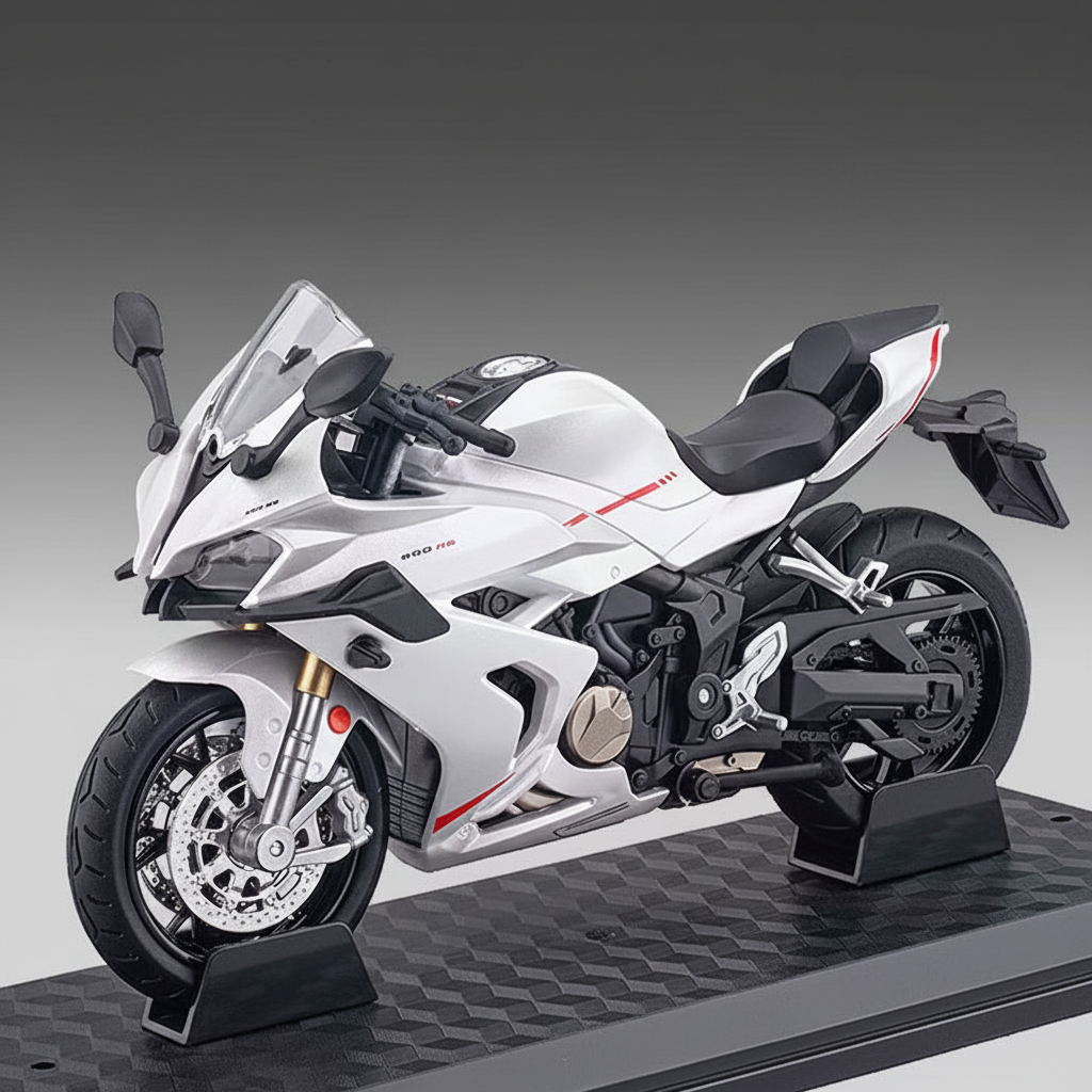 Motor Scale Model 1:12 Metal Replica Light Sound