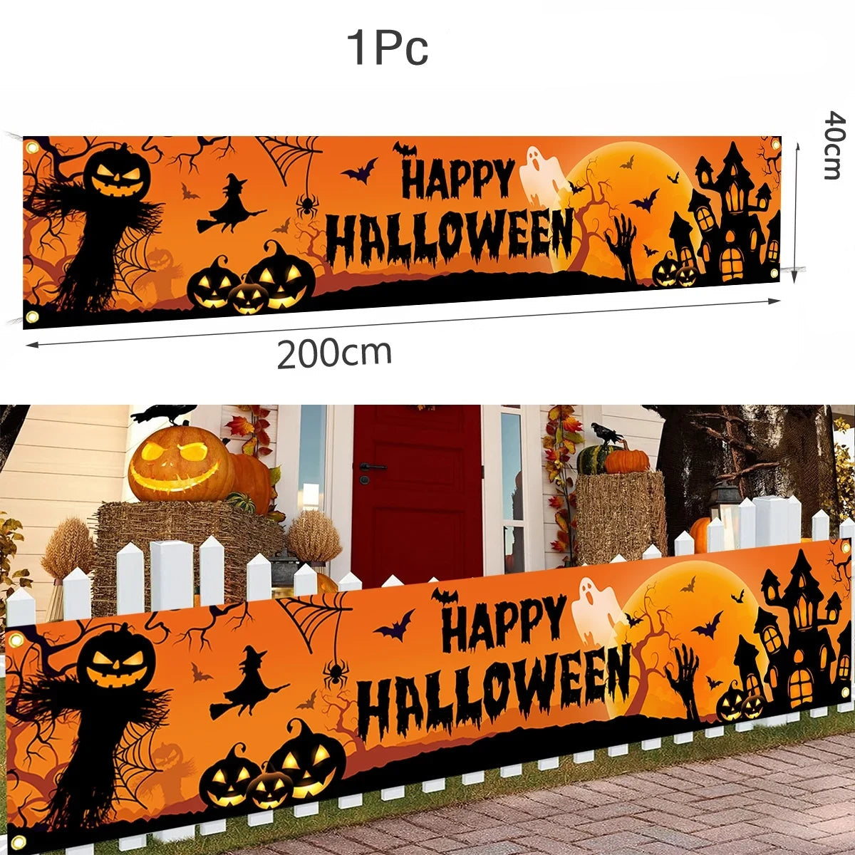 Striscione Di Halloween Decorazione Di Halloween Festa Muro - Image 7