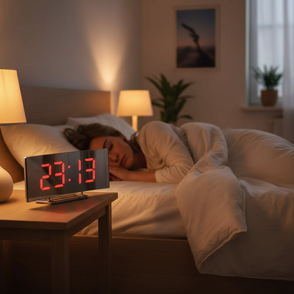 Sveglia Digitale LED Display Curvo - Image 1