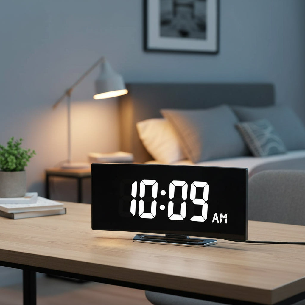 Sveglia Digitale LED Display Curvo - Image 4