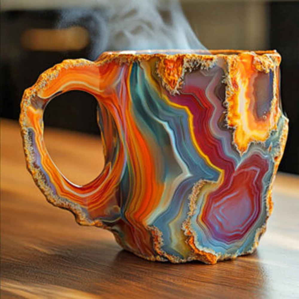 Tazza Caffè Cristallo Design Unico Decorativo - Image 5