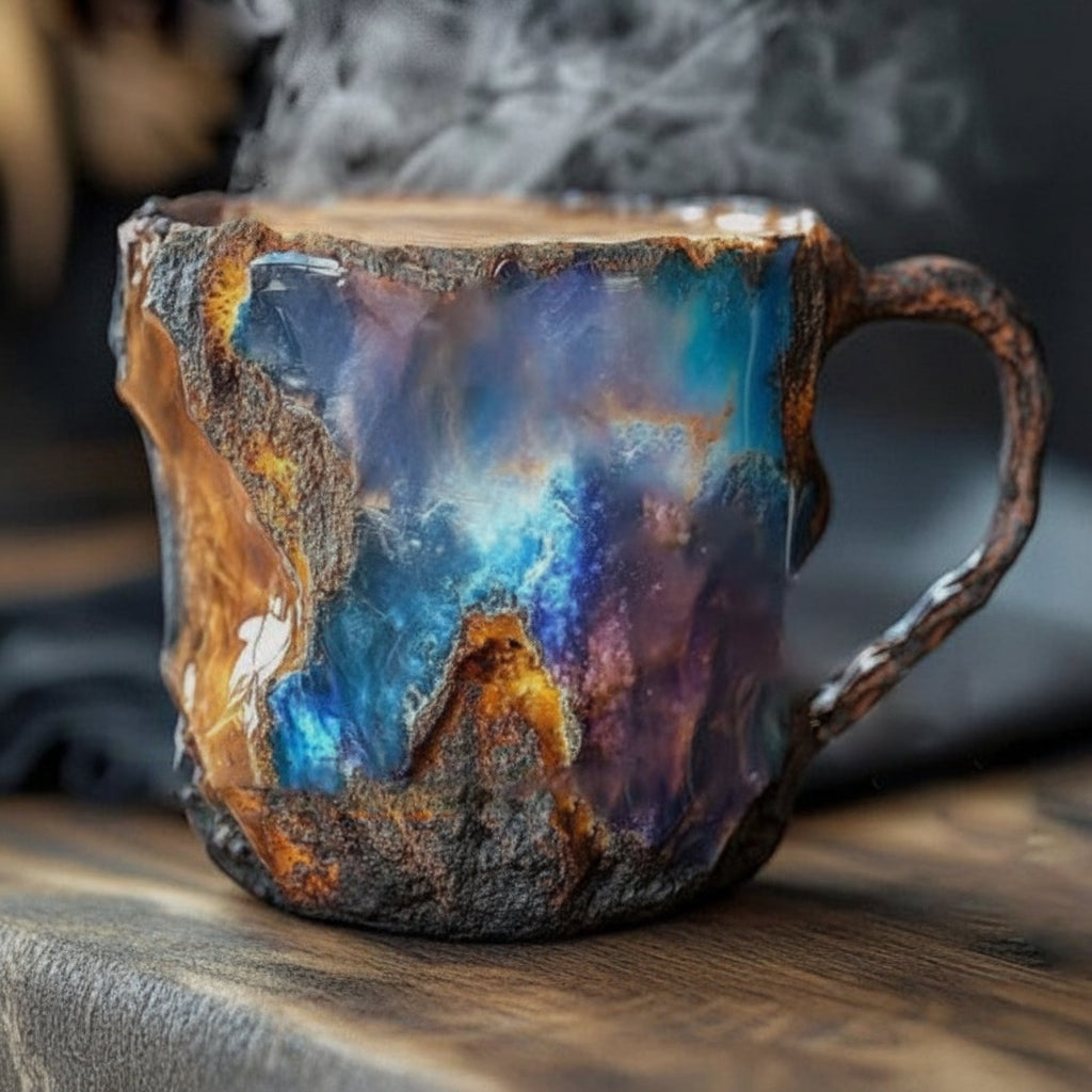 Tazza Decorativa Artigianale Design Unico E Naturale - Image 2
