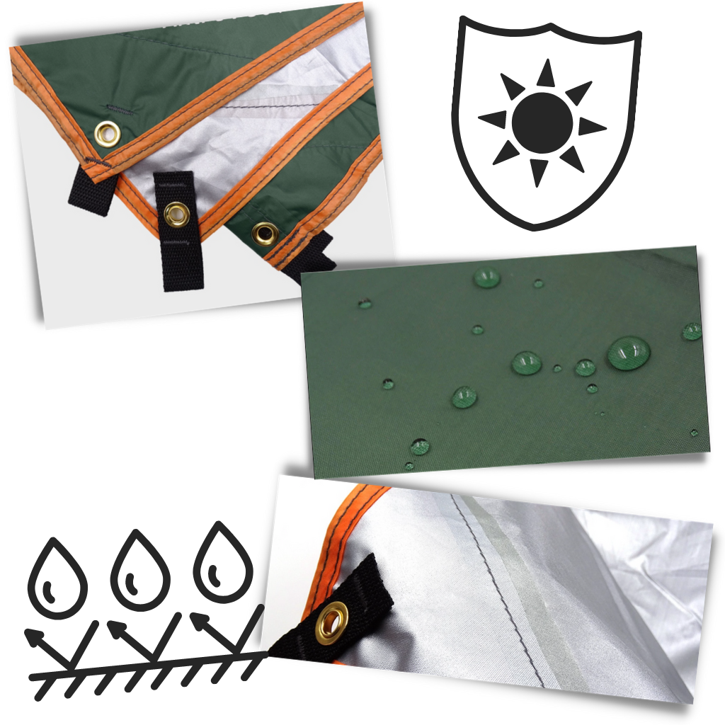 Telo Tarp Campeggio Riparo Outdoor Impermeabile - Image 4