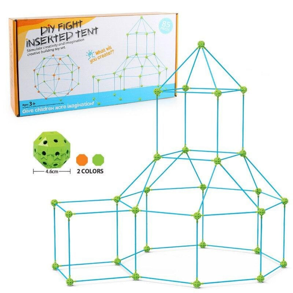 Tent Building Kit Creative Play Set Imagination Development - Image 4
