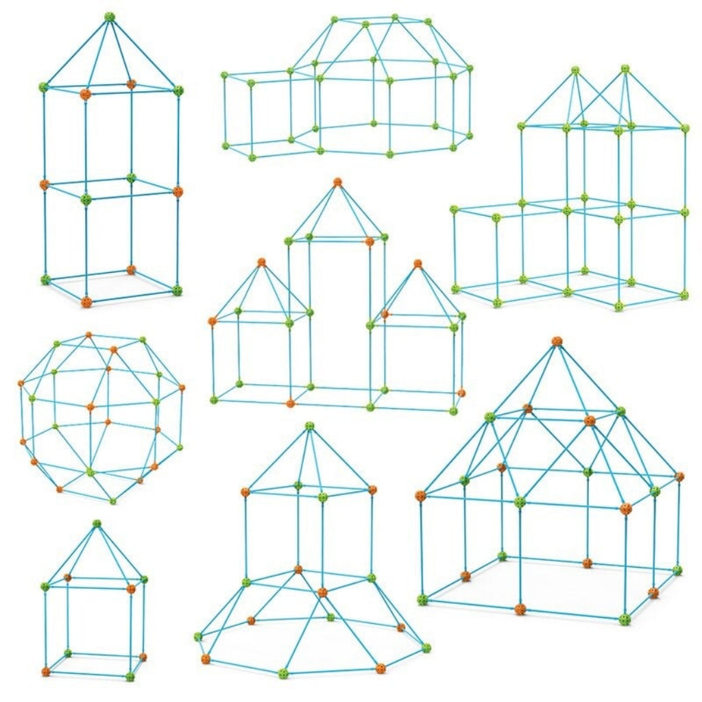 Tent Building Kit Creative Play Set Imagination Development - Image 7