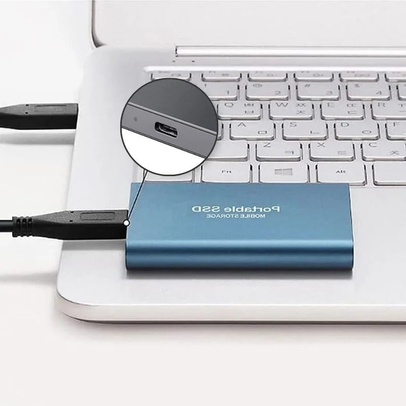 External SSD Storage USB Portable Data Storage Fast Transfer