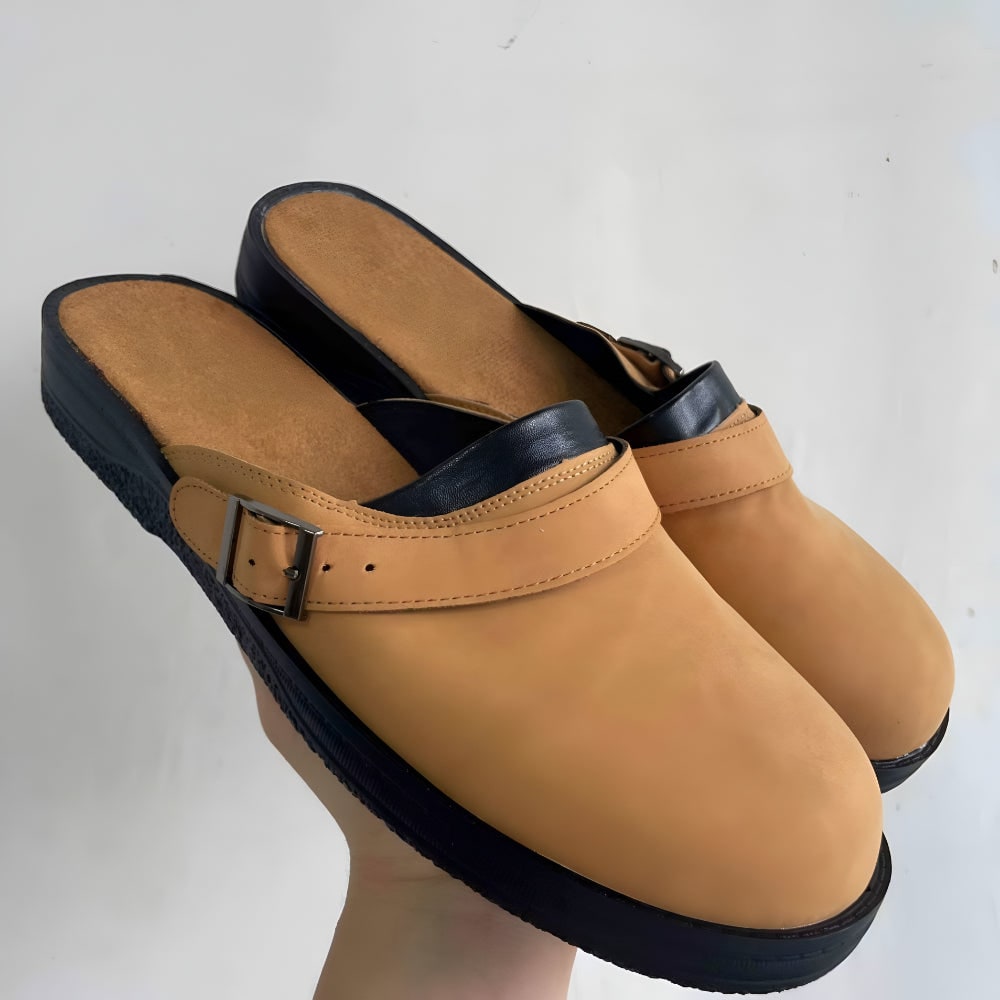 Uomo Ciabatte Chiuse Slip On Antiscivolo | Zoccoli Casa - Image 1
