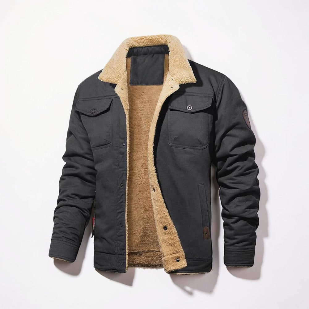 Uomo Giacca Bomber Invernale Tasche | Giacca Casual - Image 4