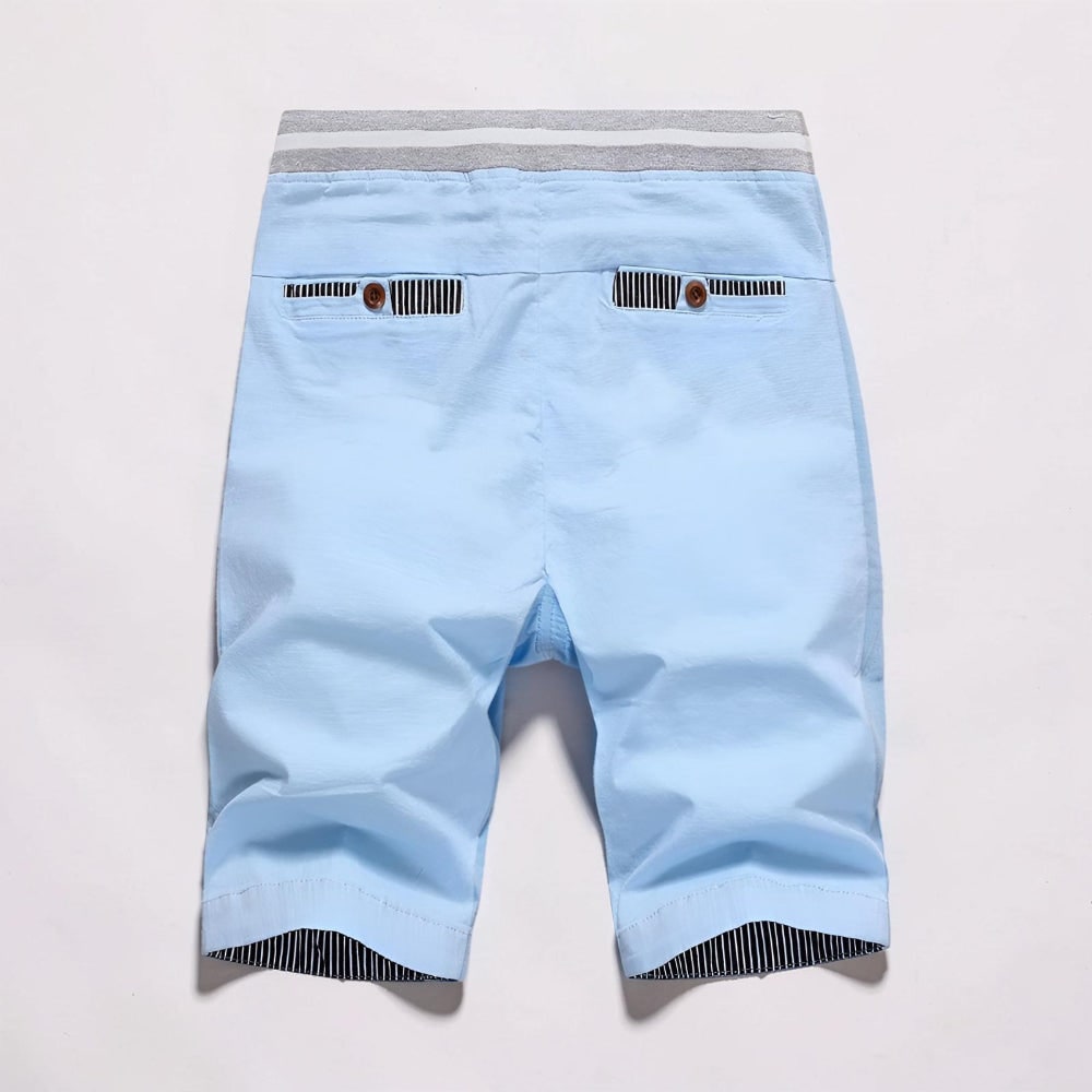 Uomo Pantaloncini Cargo Coulisse Estivi | Bermuda Casual - Image 6