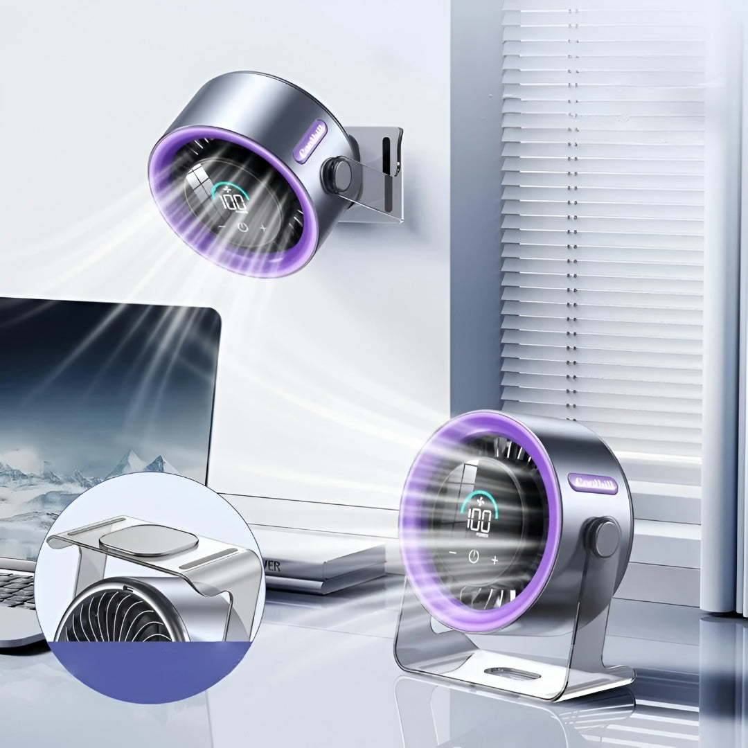 Silent USB Desk Fan Portable Cooling