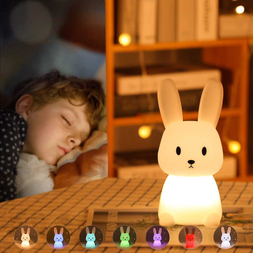 Bunny Touch LED Night Lamp for Children
