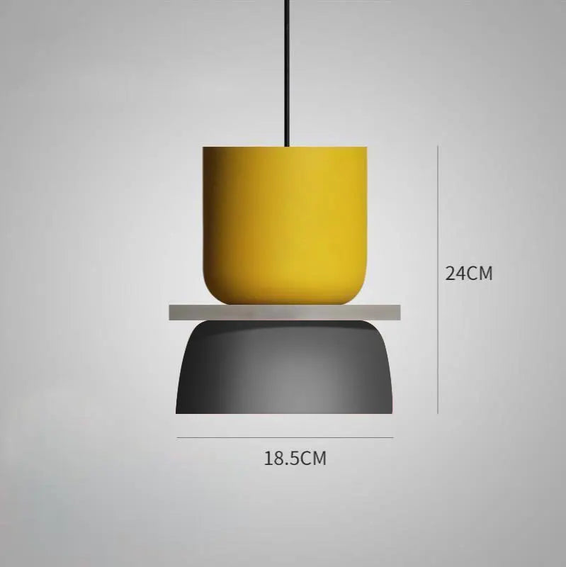 Lampada a sospensione in stile Macaron nordico