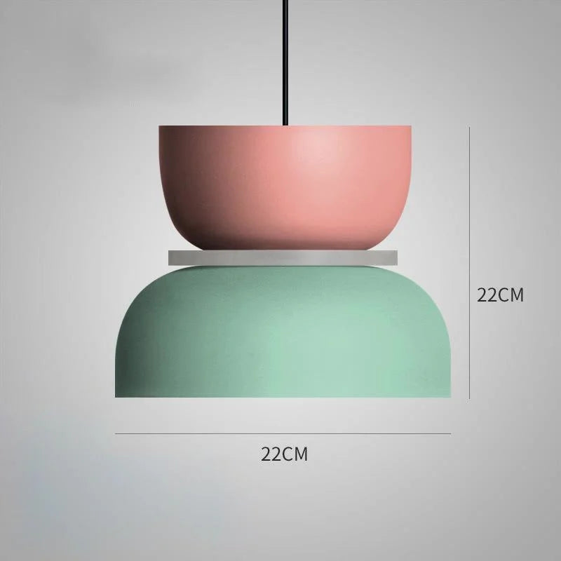 Lampada a sospensione in stile Macaron nordico