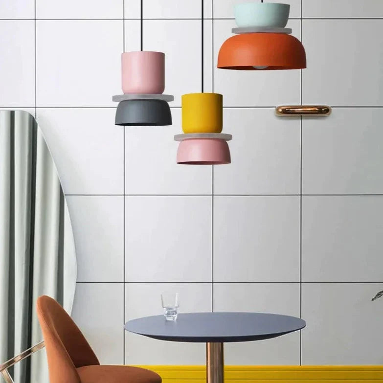 Lampada a sospensione in stile Macaron nordico