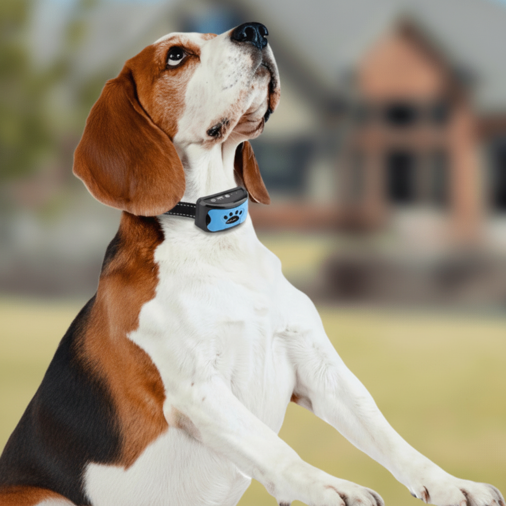 Collar Antiladridos para Perro Vibración Ultrasónico Entrenamiento Indoloro