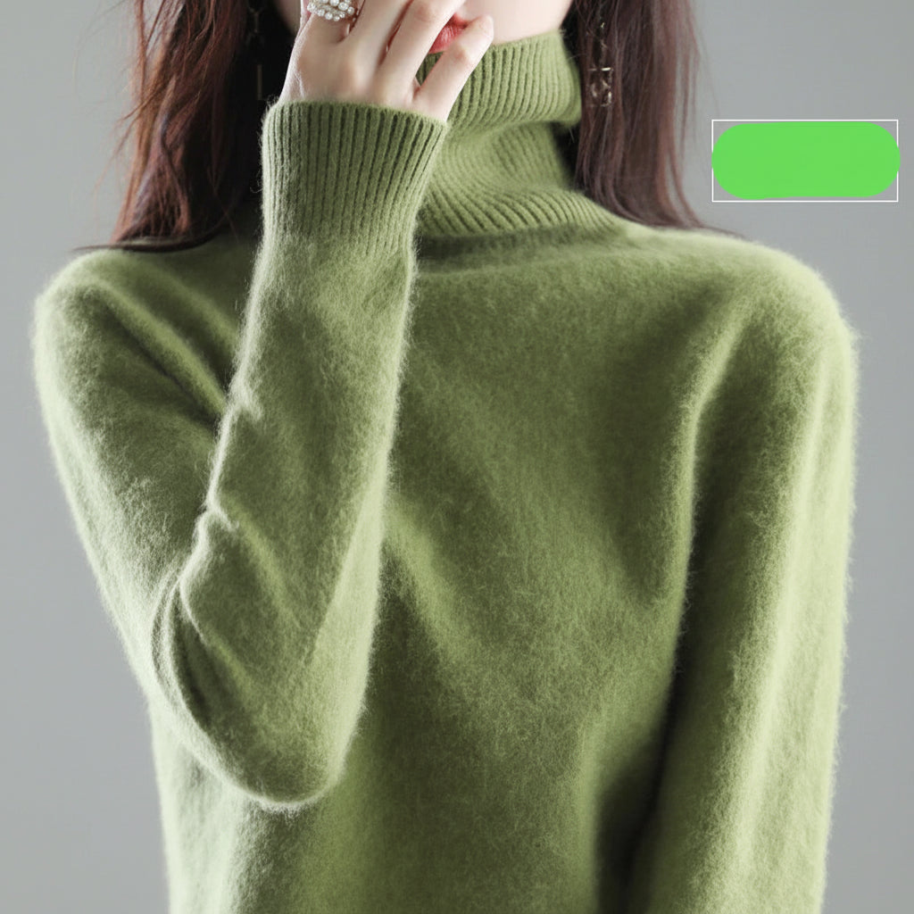 Ladies Soft Turtleneck Sweater Luxury Comfort