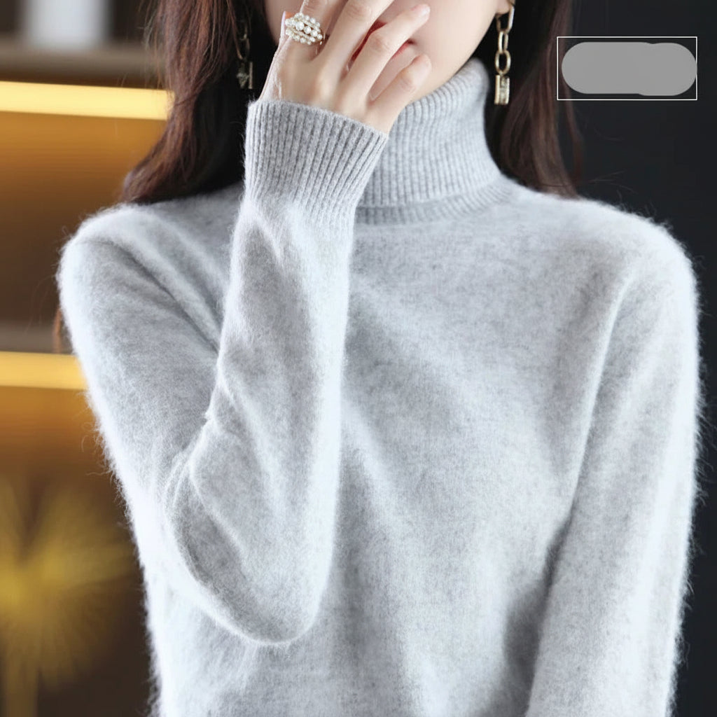Ladies Soft Turtleneck Sweater Luxury Comfort