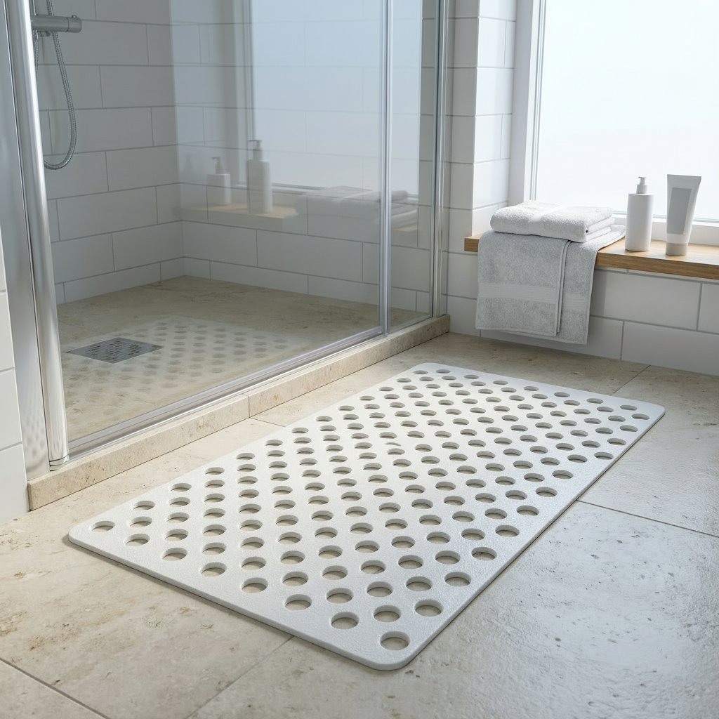 Antislip Shower Mat Bathroom Hygienic Safe Surface