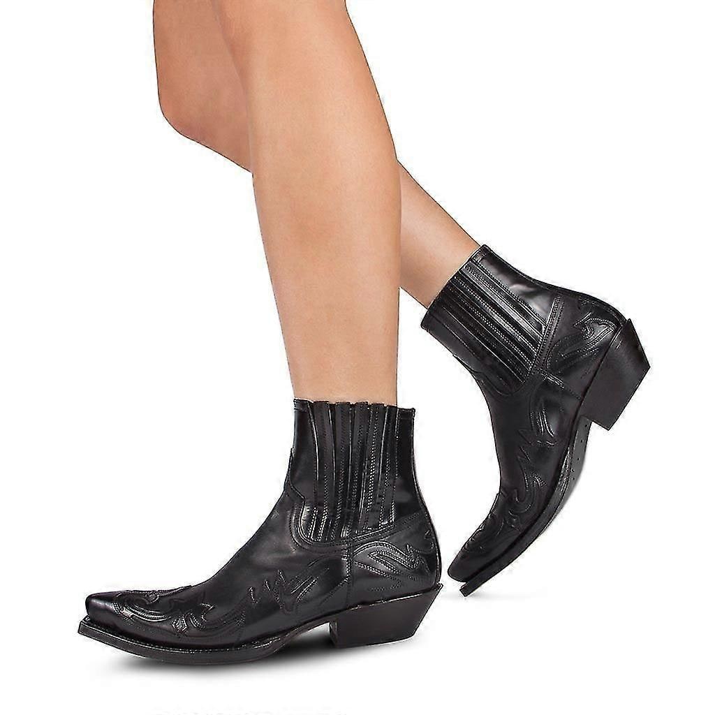 Women's Cowboy Stivali Western S Chunky | Cowboy Boots - Image 3