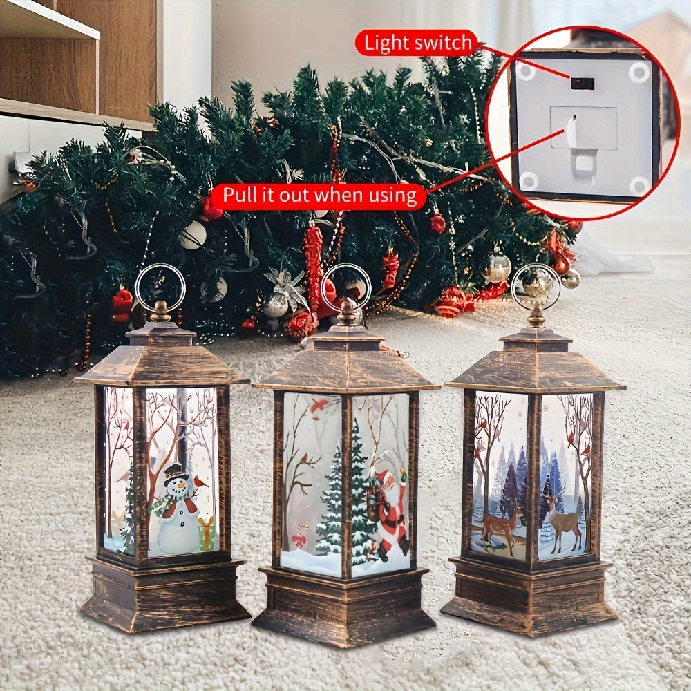 Retro Christmas - LED Tealight Candles 3 Pieces