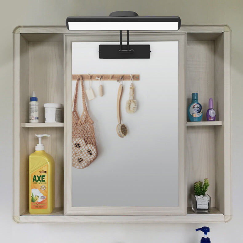 Candeeiro de parede LED minimalista ajustável em forma de barra para casa de banho