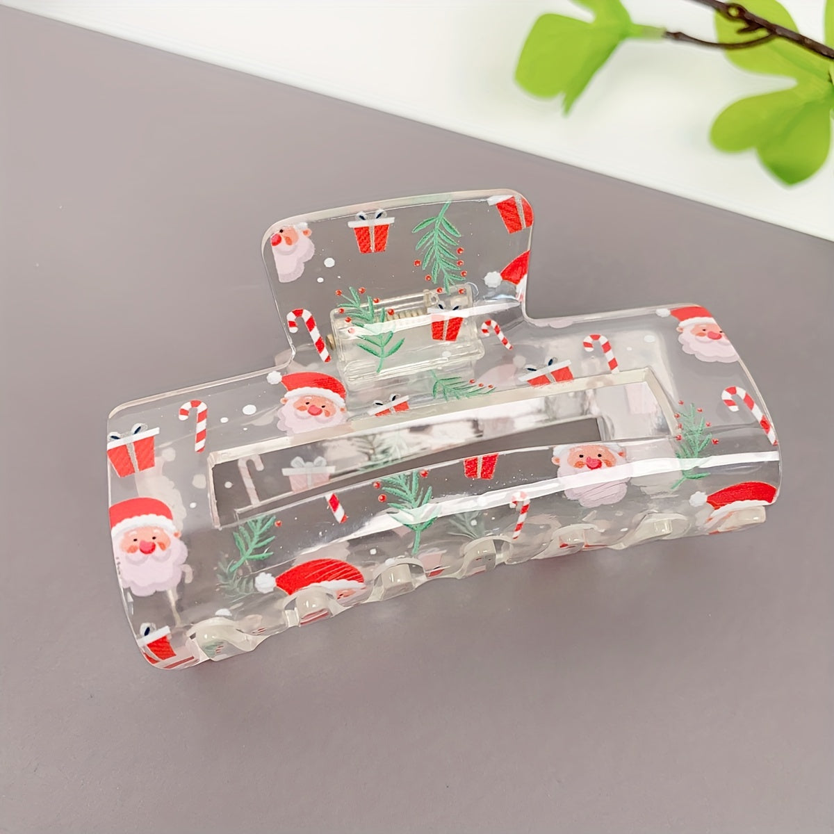 XmasClip - Cute Christmas Hair Clip in Acrylic