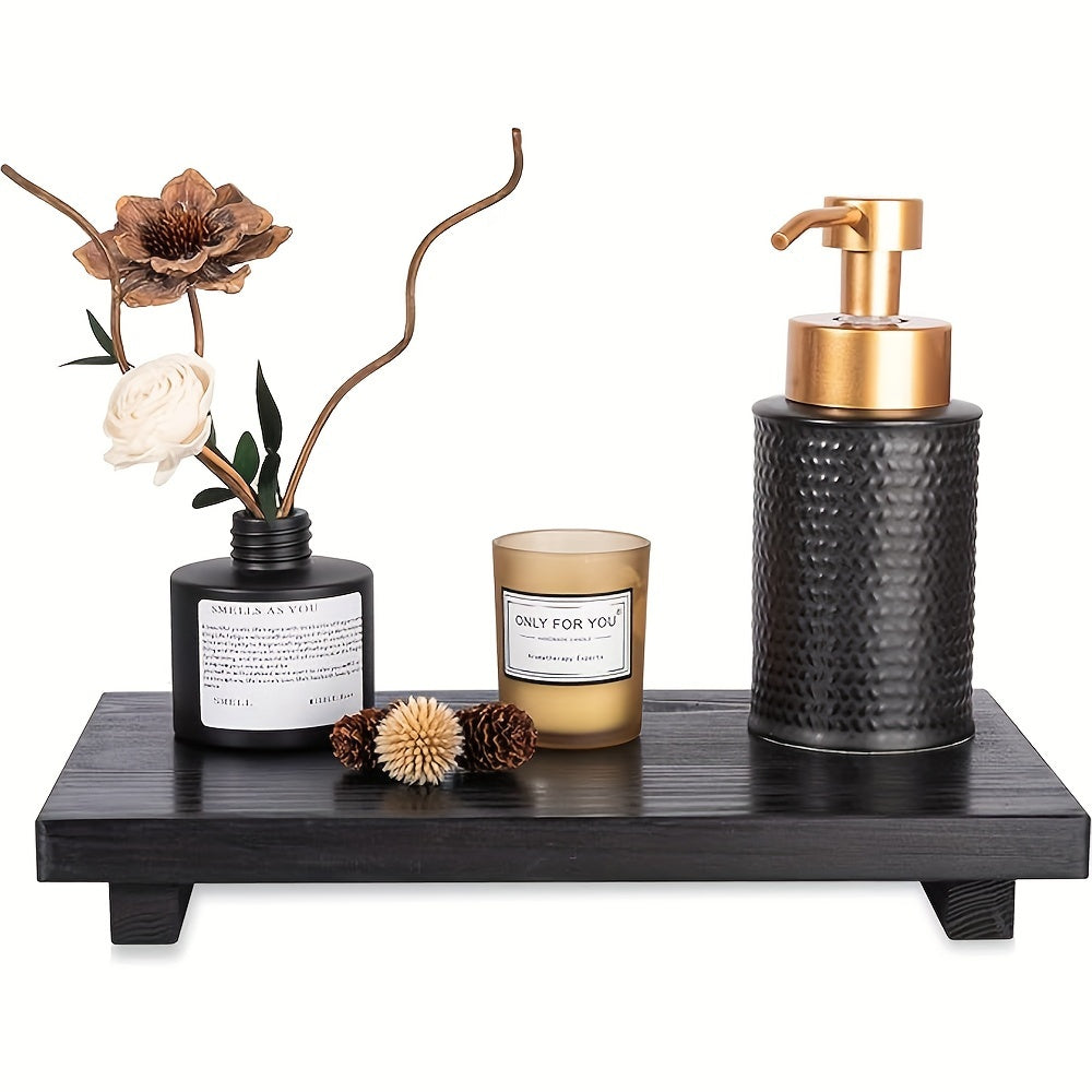 LogTray - Antiga Saboneteira de Madeira | Decoração Rústica & Suporte para Sabão de Cozinha