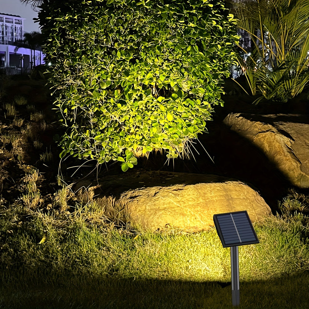 SolarSpot - Iluminação Solar para Relvado com 9 Lâmpadas LED para Jardim e Paisagem