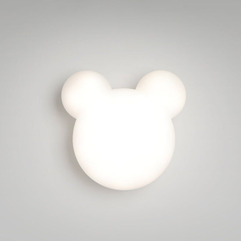 Lámpara de pared LED minimalista con forma de oso de dibujos animados